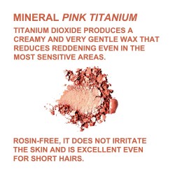 ROLL ON WAX, HAIR REMOVAL, MINERAL PINK TITANIUM 80 ML - PREMIUM